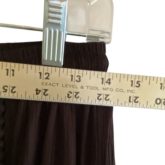 Angie Gauzy Black Pants Tassel Pull-On WhimsiGoth Forest Fairy Grunge Boho M L - Picture 8 of 12